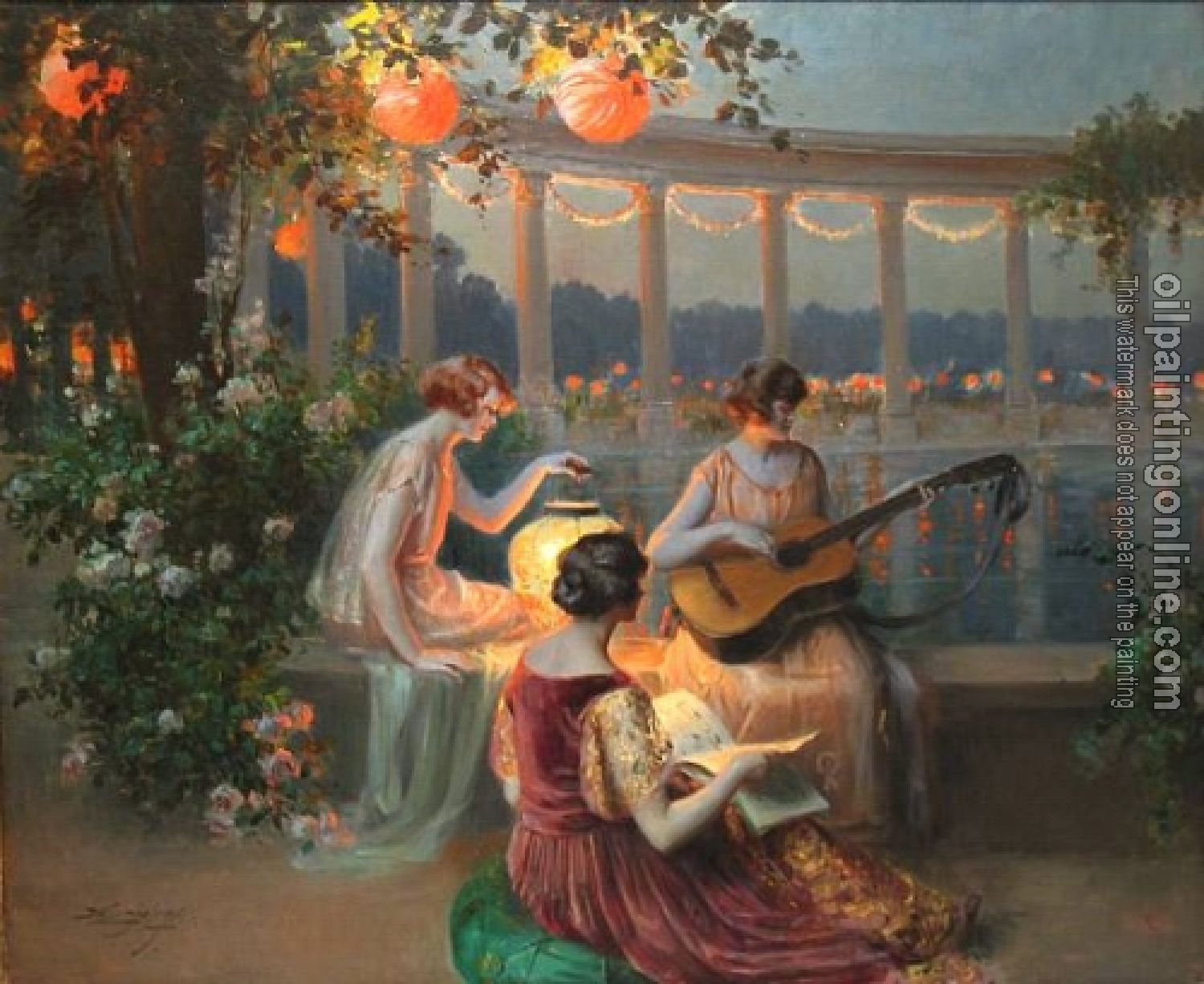 Delphin Enjolras - Soir sur la Terrace a la Pergola